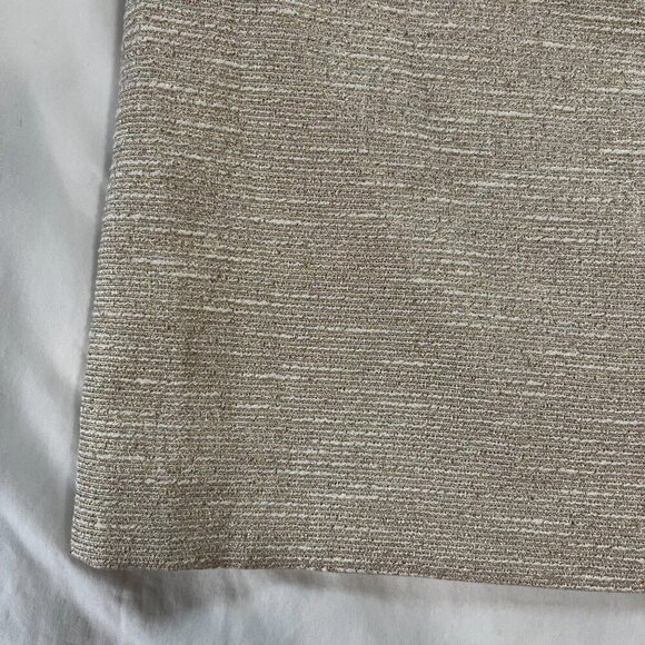 Preston & York Cream Gold Shimmer High Waist Pencil Skirt | Size 10 - Picture 2 of 7